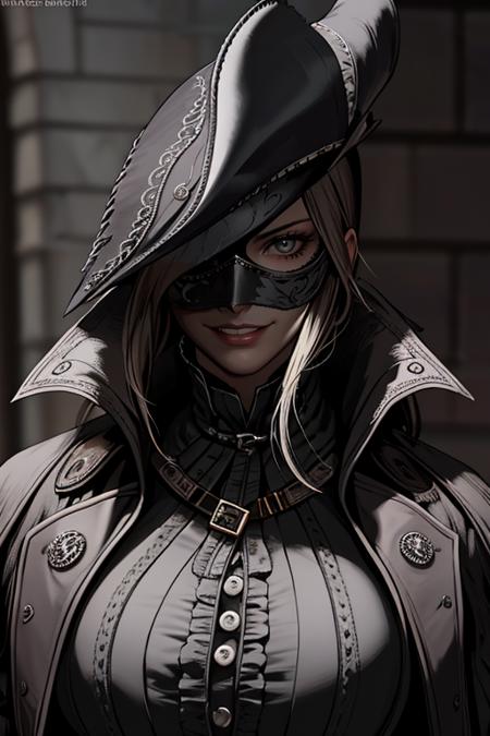 10782-799940817-((Masterpiece, best quality)),edgQuality,smirk,smug,posing for a picture_edgBB, black mask, tricorne, hunter (bloodborne) ,woman.png